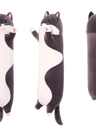 Мягкая игрушка – обнимашка кот батон · подушка антистресс, 130 см6 фото