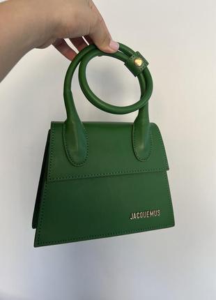 Сумка жіноча jacquemus lux green 19x15