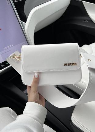 Сумка жіноча jacquemus new white sale!!!
