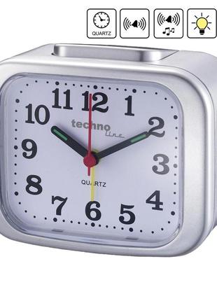 Годинник настільний technoline modell xl silver (modell xl silber)5 фото