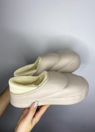 Теплые тапули/сабо