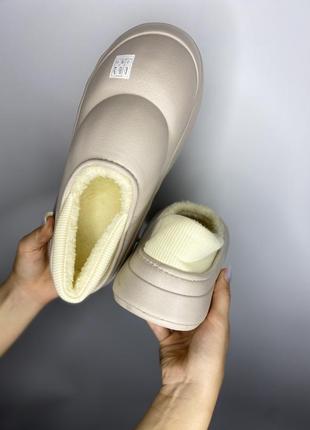 Теплые тапули/сабо