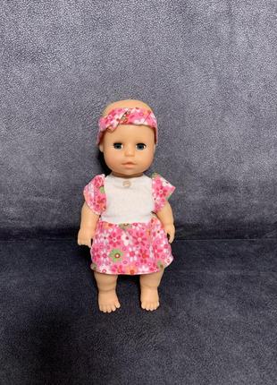 Лялька пупс інтерактивна 23 см