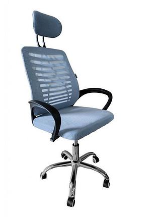 Крісло офісне bonro b-6200 сіре