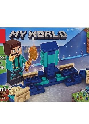 Дитячий конструктор «minecraft» 1180-6, 43 деталі