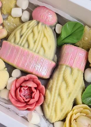 Подарочный бокс до дня св.миколлая, конфеты ручной работы