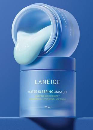 Увлажняющая ночная маска для лица laneige water sleeping shirt mask ex, 70 мл
