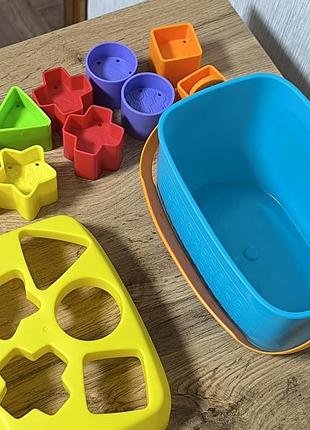 Развивающие игры на для младенцев, сортер для младенцев fisher price3 фото