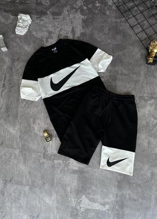 Комплект мужской летний nike футболка и шорты брендовый