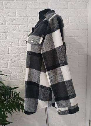Кашемировая рубашка кардиган в клетку норма италия