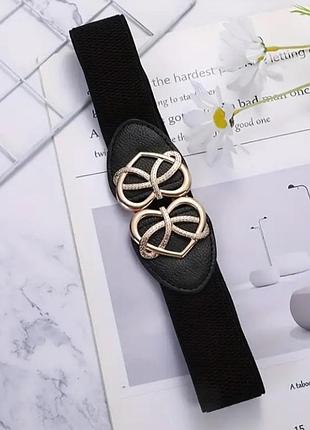 Пояс резинка на талию ремень резинка поясок эластичный стильный новый