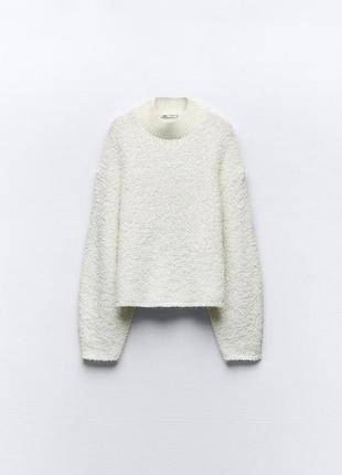 Zara свитер молочний зара 2