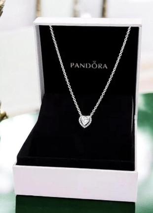 Цепочка чокер серебро кулон стильное оригинальное украшение silver_pandora original ♥️