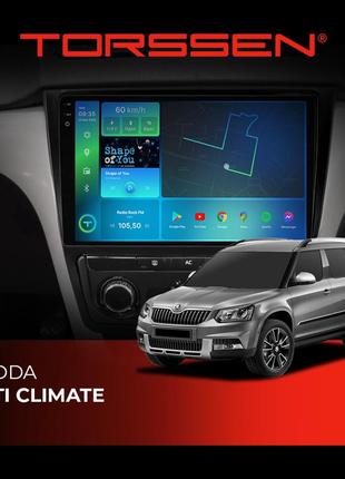 Штатна магнітола torssen 2k dts skoda yeti climate f10432 4g carplay dsp