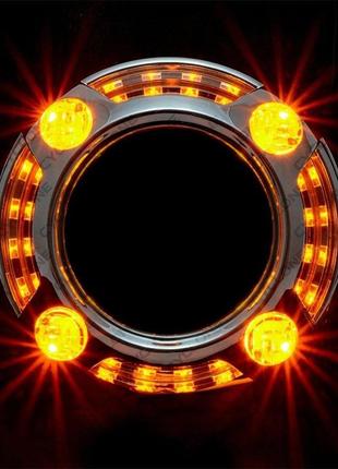 Маска для лінз cyclone s-23 (2.5", 3.0") pm drl+turn