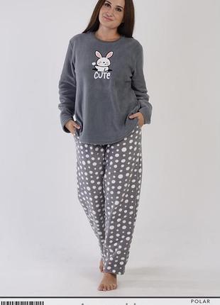 Теплі флісові піжами великих розмірів