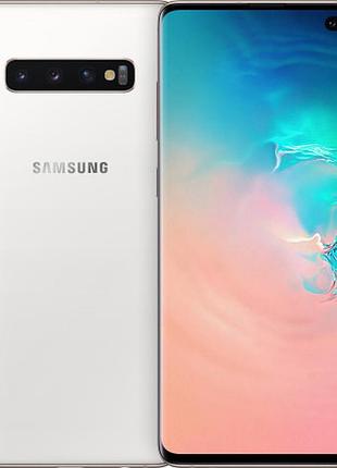 Смартфон samsung galaxy s10 plus 128gb white sm-g975 6.4" 8 ядер 4100 ма·год