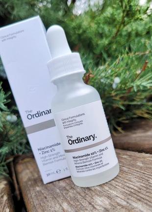 Сироватка the ordinary
The ordinary niacinamide 10% + zinc 1%