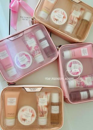 Подарочный набор the calm starter kit с косметичкой victoria’s secret, оригинал!
