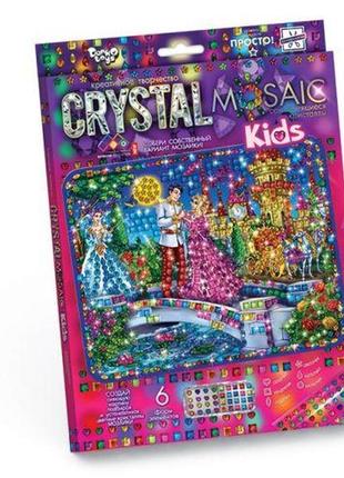 Набор для креативного творчества "crystal mosaic kids", "золушка"