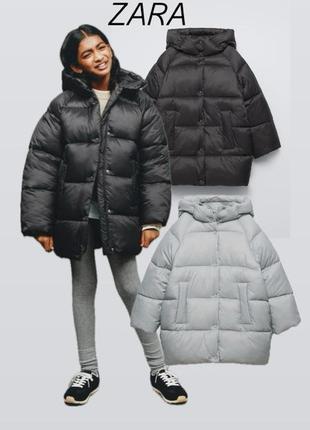 Куртка zara пальто зимове zara 116-164