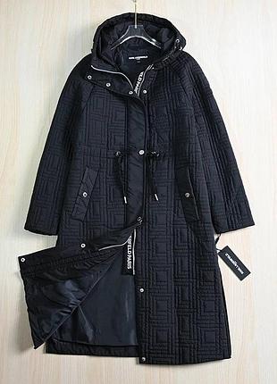 Пальто karl lagerfeld черное