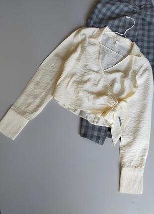 H&m 
блуза на запах