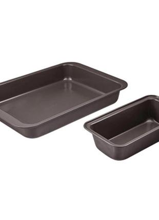 Набір форм для випікання bergner bakeware lovers bg-37196-co 2 предмета