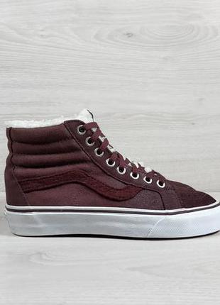 Утепленные женские замшевые кеды vans old skool оригинал, размер 35