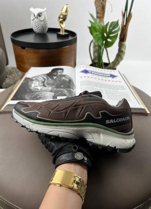 Чоловічі кросівки salomon xt-slate brown gore-tex