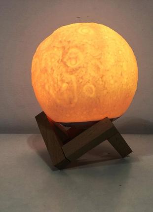 Ночник светящаяся луна moon lamp 18 см8 фото