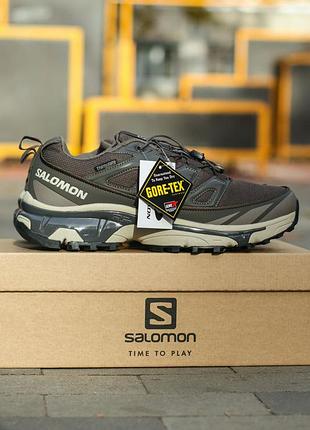 Salomon xa pro gtx brown/beige 2