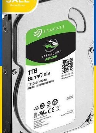Mb жорсткий диск внутрішній 1tb seagate hdd 3.5" sata 3.0 7200rpm barracuda st1000dm010