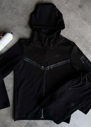 Nike tech fleece спортивный костюм (black)