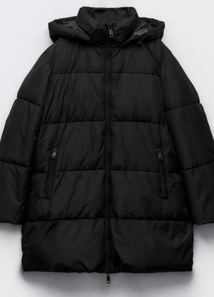 Пуховик zara пух перо