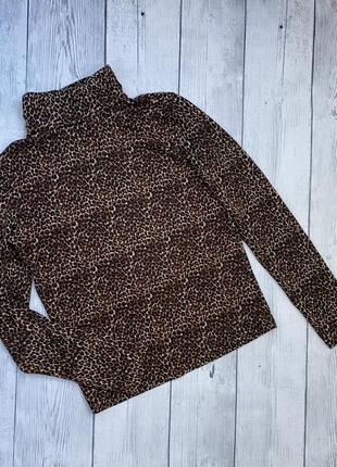 Леопардовый гольф, водолазка, кофта zara s(36)8