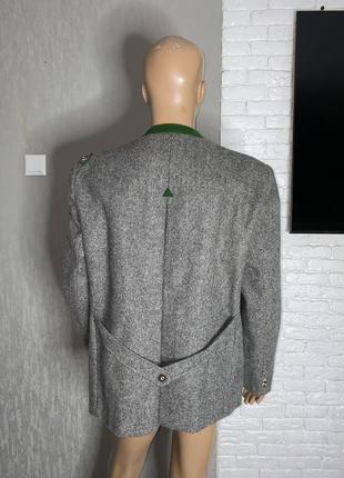 Винтажный шерстяной пиджак жакет в австрийском стиле винтаж батал австия, xxxl2 фото