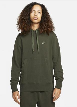 Кофта худі чоловіча  nike sportswear club fleece 
bv2654-327 оригінал