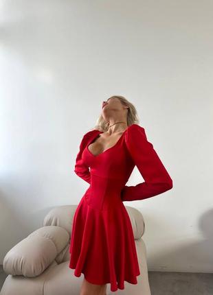 Сукня з імітацією корсету6 фото