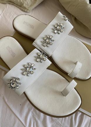 Шкіряни босоніжки  michael kors