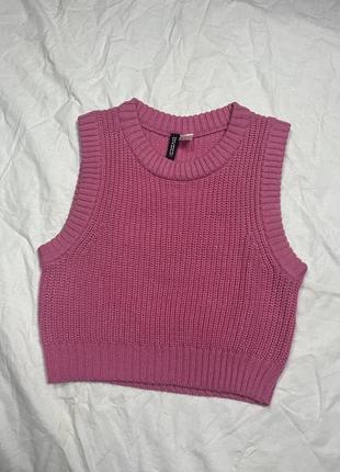 H&amp;m женская теплая жилетка