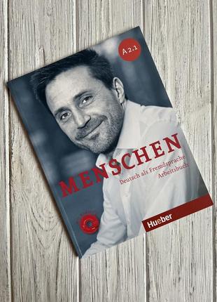 Учебник немецкого языка sabine glas-peters/anna breitsameter "menschen a2.1 arbeitsbuch mit audio-cd