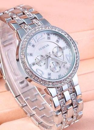 Женские часы geneva silver