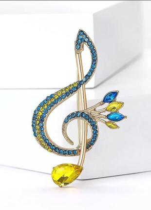 Скрипічний ключ брош нота україна