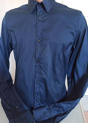 Стрейчова сорочка з довгими рукавами, рубашка zara man