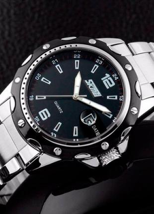Мужские часы skmei robby steel 0992s