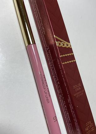 Олівець для губ kiko dolce diva waterproof lip liner 01