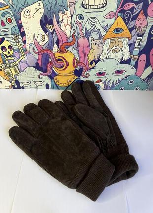 Перчатки замшевые avenue