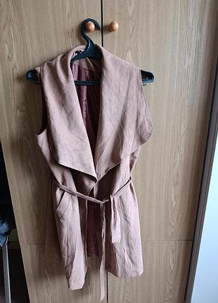 Накидка кардиган безрукавка