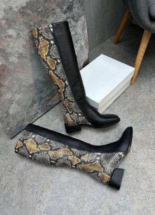 Високі чобітки ексклюзив. під замовлення. пошив у будь-якому кольорі 🥰